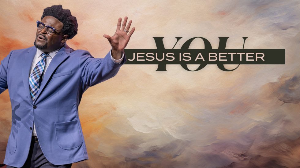 Sermon graphic: Why Jesus is a better version of you.
